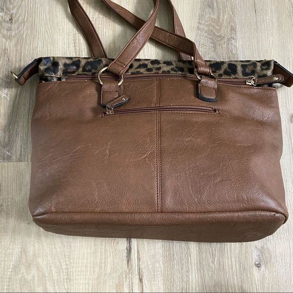 Giorgio Fiorelli brown double trap shoulder bag - Picture 7 of 12